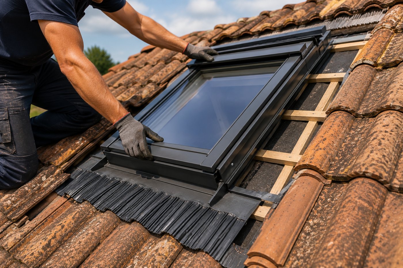 Installation et remplacement de Velux par Couvreur Ariège 09, entreprise de couverture à Biert en Ariège